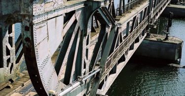 Lindaunis-Brücke, Schlei, Klappbrücke