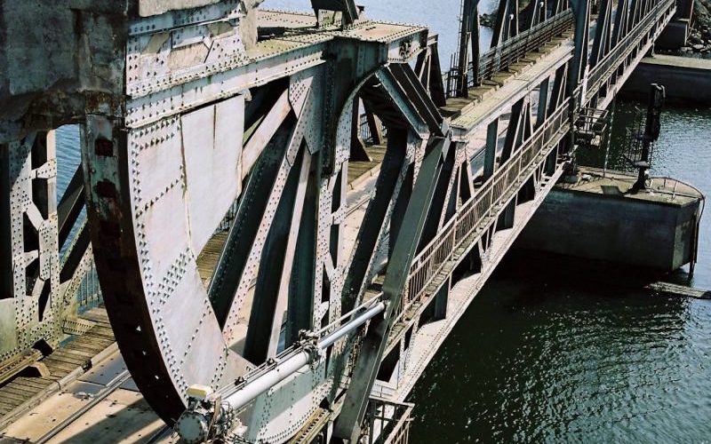 Lindaunis-Brücke, Schlei, Klappbrücke