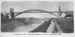 alte Grünentaler Brücke über den Nord-Ostsee-Kanall