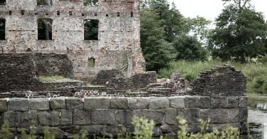 Trøjborg Slotruin Visby Danmark