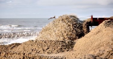 Sandvorspülung Holmsland Klit Nordsee