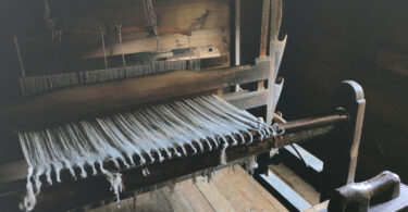 Webstuhl in Äskhults By